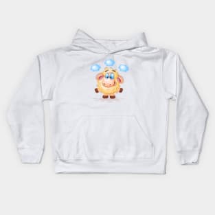 Cute Cartoon Sheep. Kids Hoodie